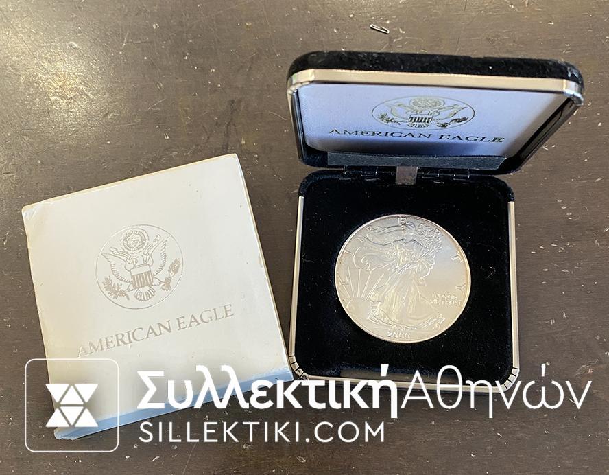 USA Dollar 2000 Boxed UNC